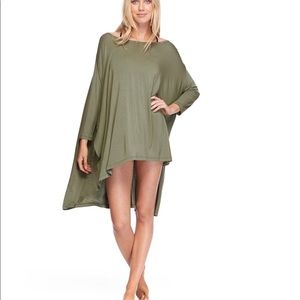 Body Glove Brynn Cover Up Tunic Dress Cactus NWOT